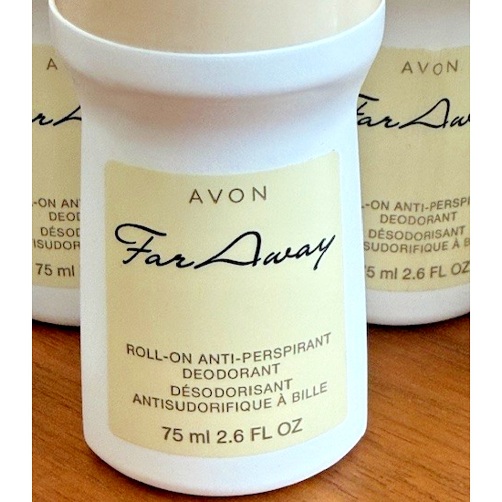 Avon Roll-On Antiperspirant Deodorant, Far Away 2.6 fl.oz. (3 PACK) - Picture 2 of 4